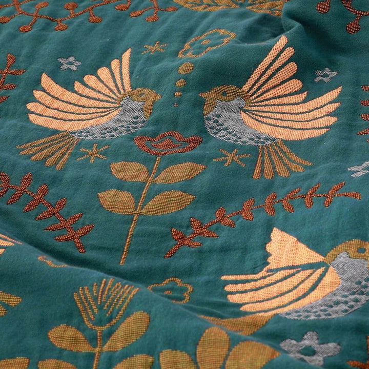 Omkeerbaar Scandinavisch dekentje met dubbelzijdig design, stijlvol en seizoensbestendig, ideaal voor elk interieur.