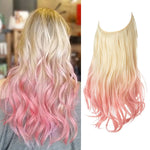 Strand blond naar roze