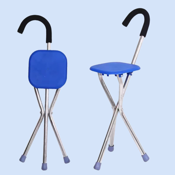 "Opvouwbare CrutchSeat kruk, ergonomisch, lichtgewicht, groen, ideaal voor binnen- en buitengebruik, draagbare accessoires"