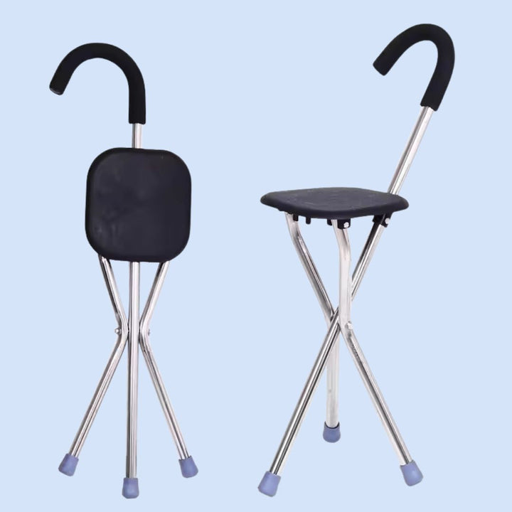 "Opvouwbare CrutchSeat kruk, ergonomisch, lichtgewicht, groen, ideaal voor binnen- en buitengebruik, draagbare accessoires"