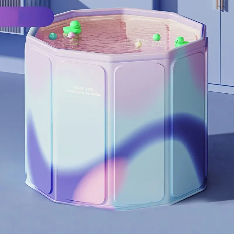 "Opvouwbare opblaasbare hot tub voor luxe badervaring, ruim formaat, modern ontwerp, ideaal voor op reis en ontspanning."