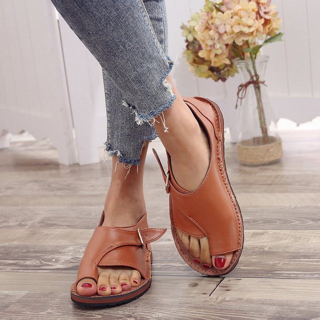 Orthopedische dames sandalen met kleurrijk patchwork, ademend materiaal en comfortabele bogen voor dagelijks gebruik.
