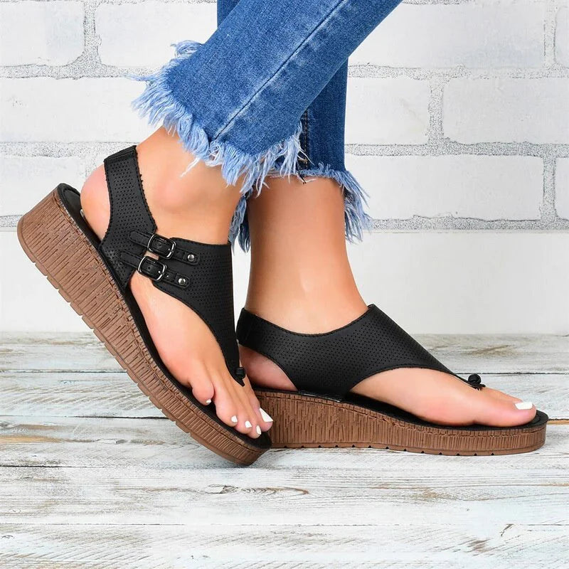 "Orthopedische dames sandalen met moderne, vrouwelijke look en comfort, perfect voor houding en pijnverlichting."