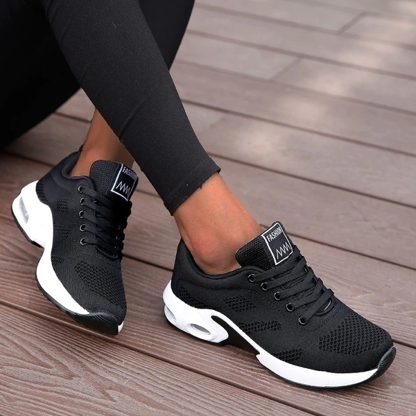 Orthopedische dames sneakers in rood, ademend materiaal, comfortabele loopzool, stijlvol en pijnverlichtend, Walkers.