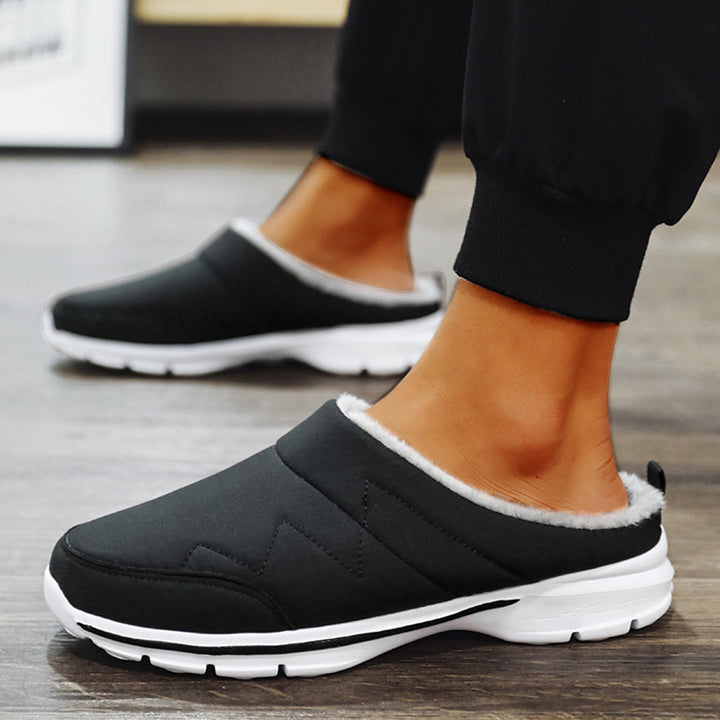 "Orthopedische herenpantoffels met ergonomisch voetbed, zachte voering en antislipzool voor herfst- en wintercomfort."