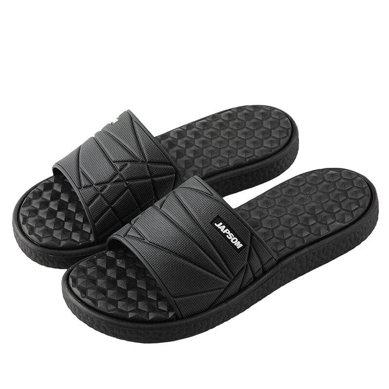 "Orthopedische slippers heren met ademend bovenwerk en comfortabel voetbed, ideaal voor zowel thuis als buiten."