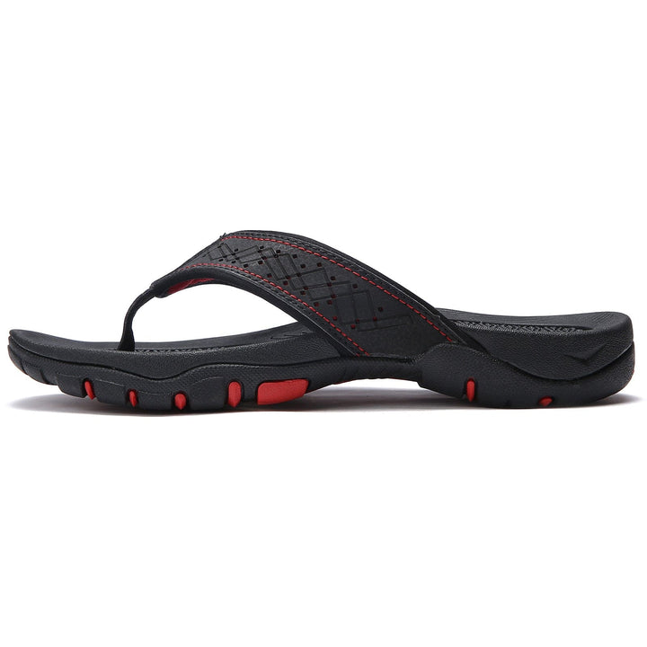 "Orthopedische slippers heren met ademend bovenwerk en comfortabel voetbed, ideaal voor zowel thuis als buiten."