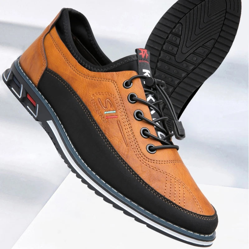 "Orthopedische stijlvolle Oxford schoenen voor heren, hoogwaardig leer, elegant veelzijdig ontwerp, luxe comfort."