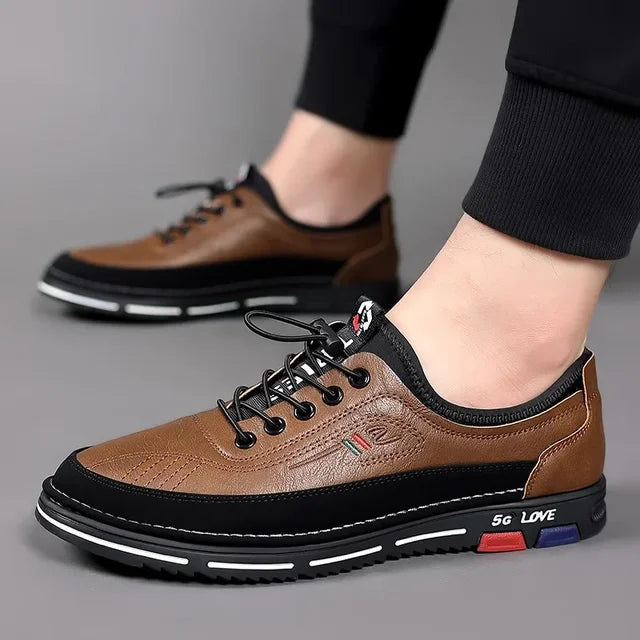"Orthopedische stijlvolle Oxford schoenen voor heren, hoogwaardig leer, elegant veelzijdig ontwerp, luxe comfort."