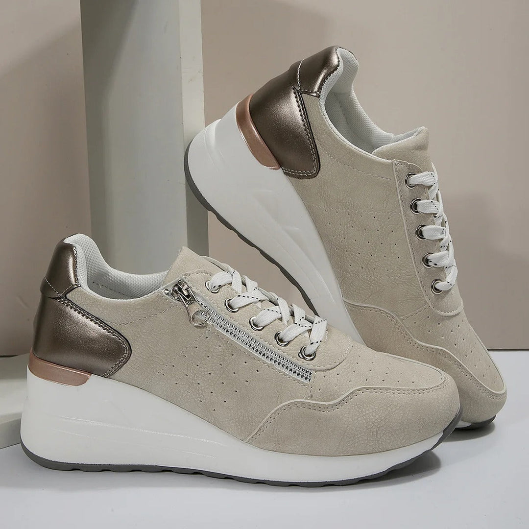 Orthopedische wandelschoenen voor dames in blauw, ergonomisch ontwerp, bieden comfort en ondersteuning bij elke stap.