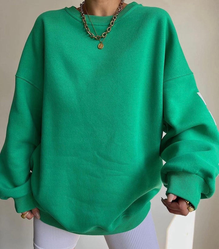 Oversized comfy sweater voor dames, trendy en zacht, casual-chique look, ideaal voor elke gelegenheid en elk seizoen.