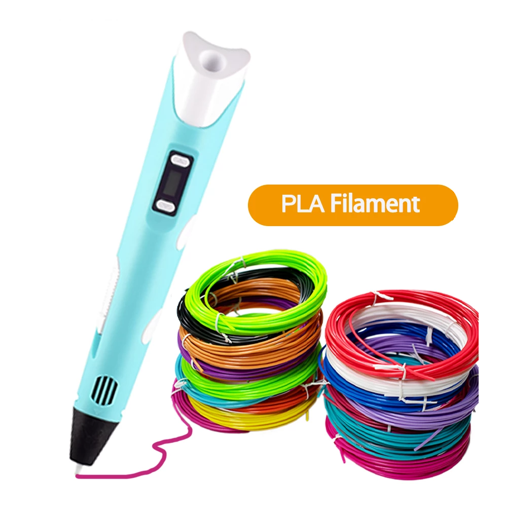 "Roze 3D-pen met 10 kleuren PLA-filament voor creatieve projecten, veelzijdig en gebruiksvriendelijk voor alle leeftijden."