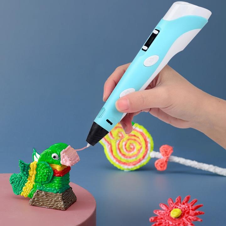 "Roze 3D-pen met 10 kleuren PLA-filament voor creatieve projecten, veelzijdig en gebruiksvriendelijk voor alle leeftijden."