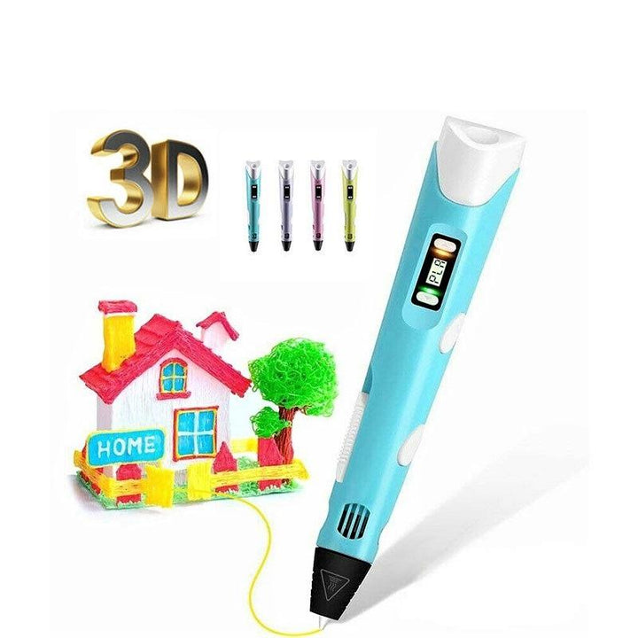 "Roze 3D-pen met 10 kleuren PLA-filament voor creatieve projecten, veelzijdig en gebruiksvriendelijk voor alle leeftijden."