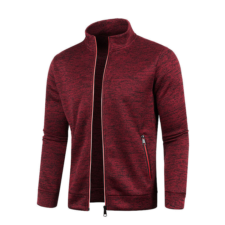 "Sportief blauw heren fleece vest, ademend en comfortabel, met moderne pasvorm voor sportieve of casual gelegenheden."