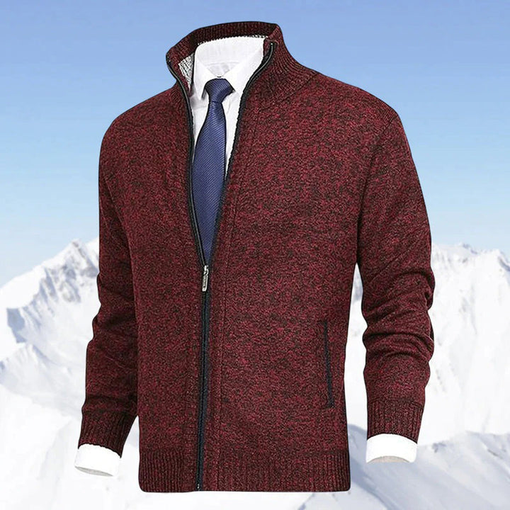 "Stijlvol donkergrijs WAYLON zomer vest met rits voor heren in hoogwaardige fleece, trendy en comfortabel voor elke dag."