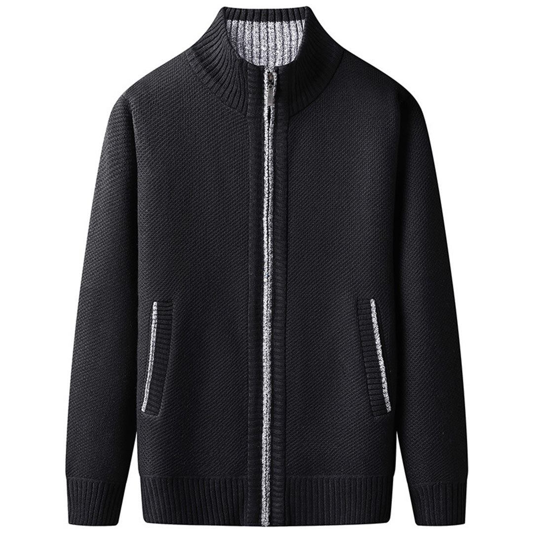 "Stijlvol donkergrijs WAYLON zomer vest met rits voor heren in hoogwaardige fleece, trendy en comfortabel voor elke dag."