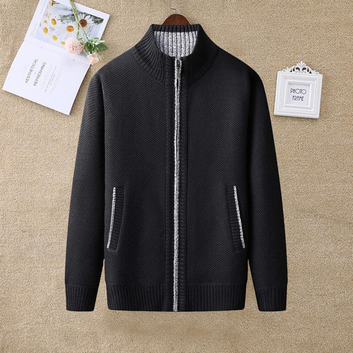 "Stijlvol donkergrijs WAYLON zomer vest met rits voor heren in hoogwaardige fleece, trendy en comfortabel voor elke dag."