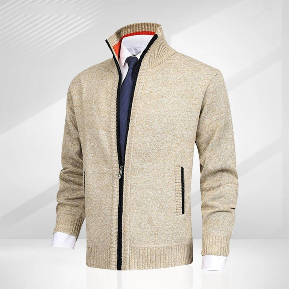 "Stijlvol donkergrijs WAYLON zomer vest met rits voor heren in hoogwaardige fleece, trendy en comfortabel voor elke dag."