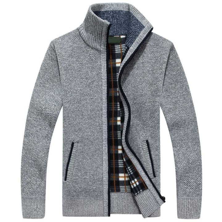 "Stijlvol herenwintervest, beige, blokjespatroon, warme voering. Perfect voor casual en extra warme outfits in de winter."