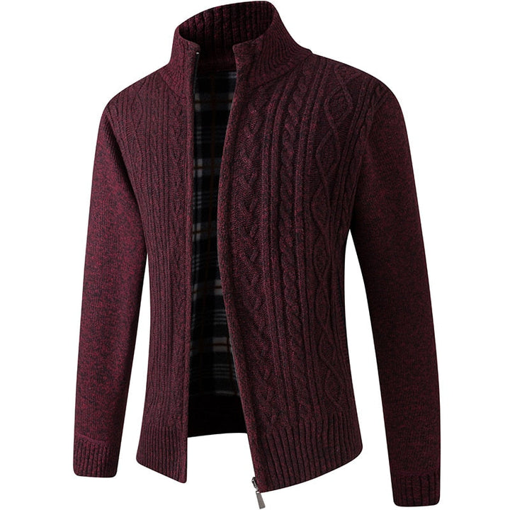 "Stijlvol herenwintervest, beige, blokjespatroon, warme voering. Perfect voor casual en extra warme outfits in de winter."