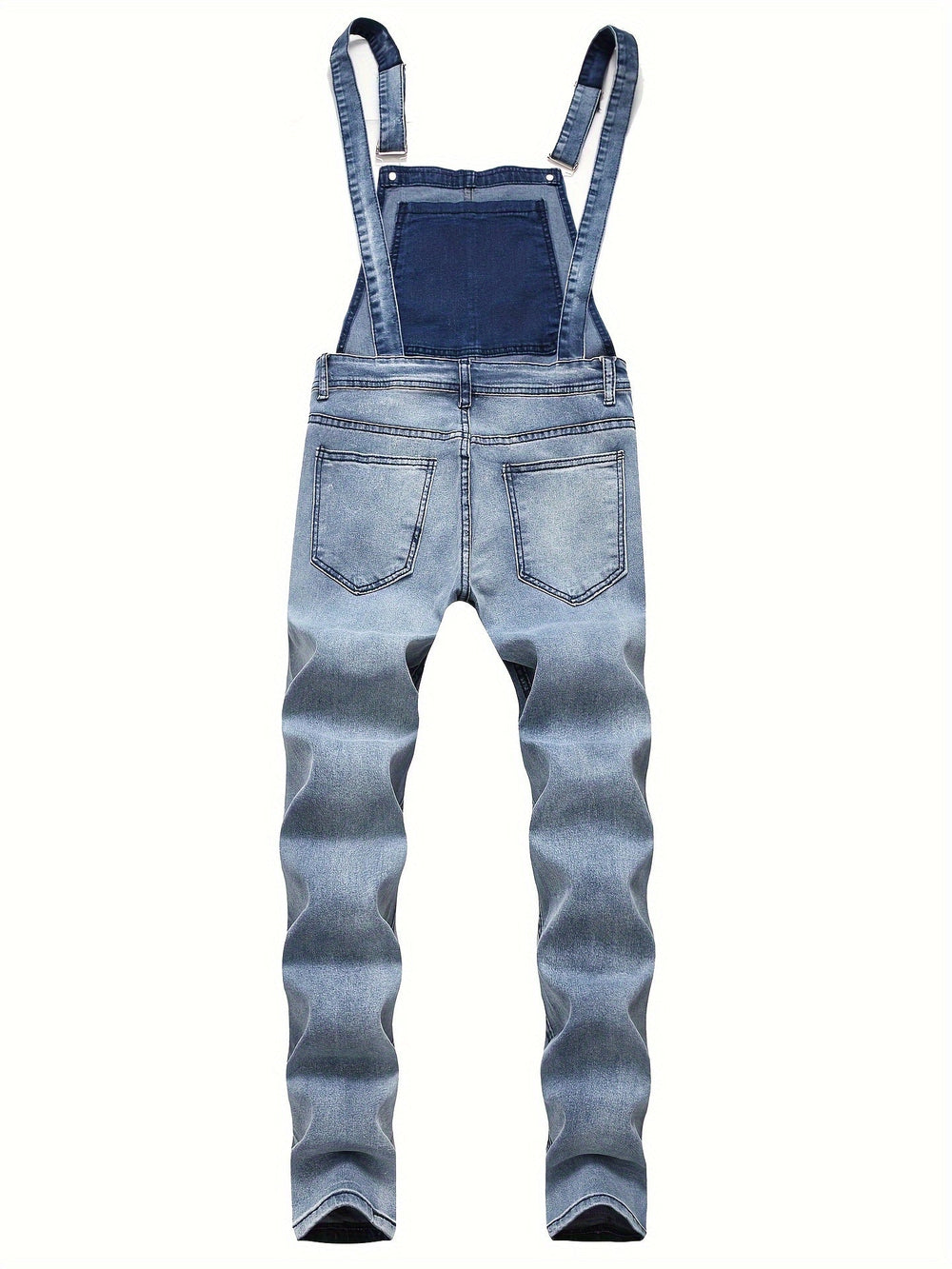 "Stijlvolle Daan denim overall heren, regular fit, effen kleur, vervaardigd uit hoogwaardig premium denim voor veelzijdig geb