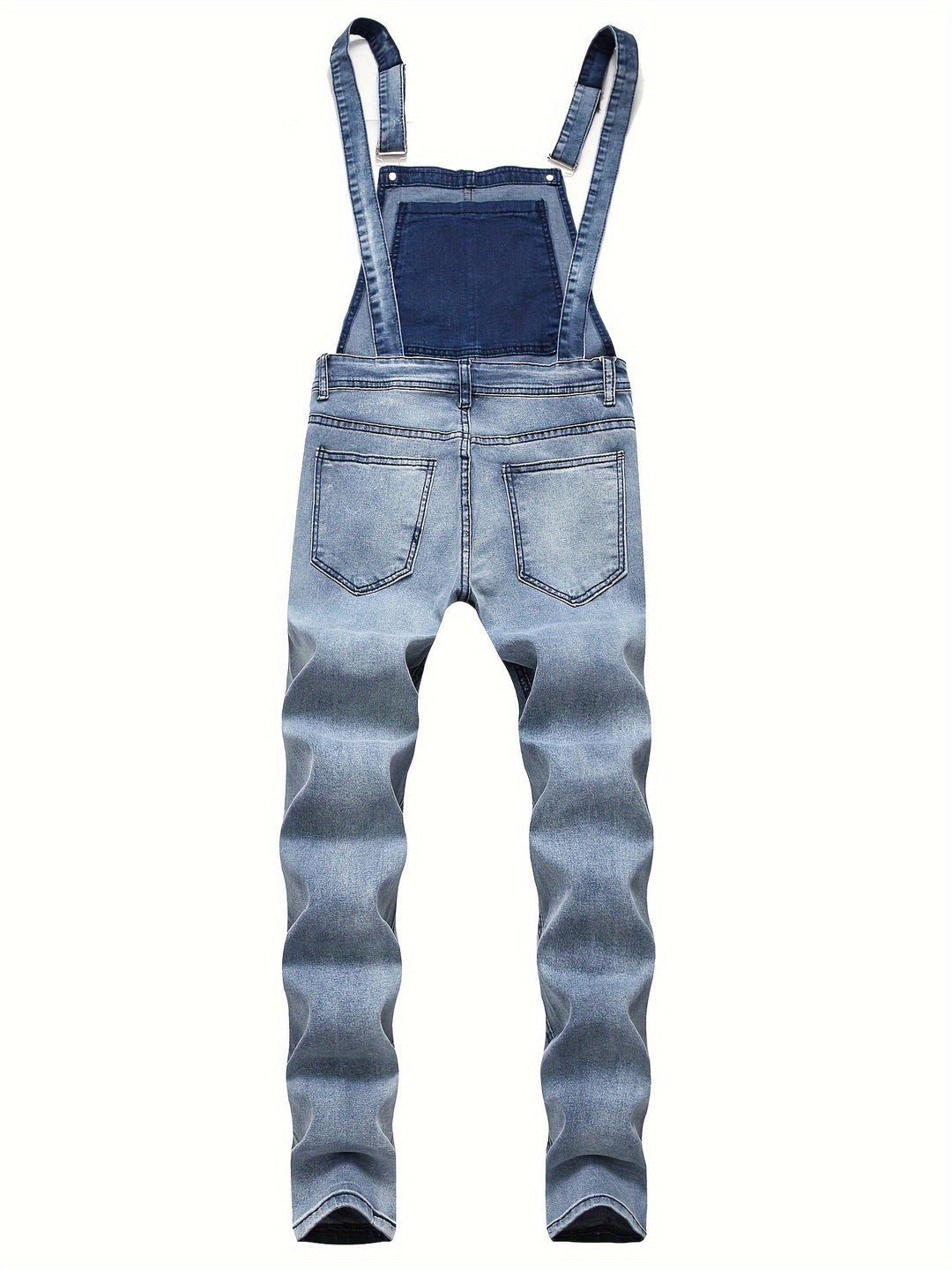 "Stijlvolle Daan denim overall heren, regular fit, effen kleur, vervaardigd uit hoogwaardig premium denim voor veelzijdig geb