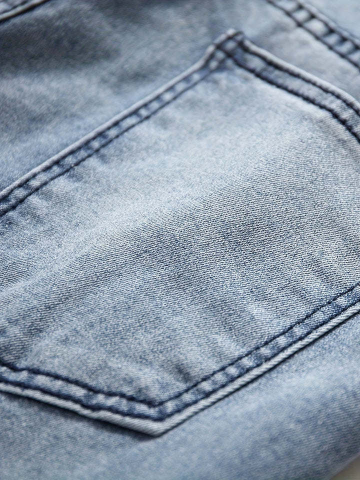 "Stijlvolle Daan denim overall heren, regular fit, effen kleur, vervaardigd uit hoogwaardig premium denim voor veelzijdig geb