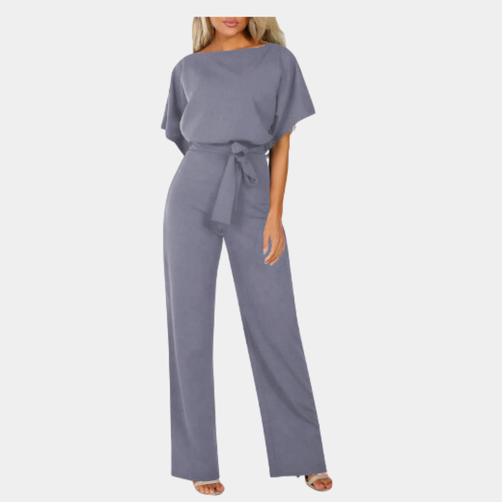 "Stijlvolle dames jumpsuit voor zomer, licht en luchtig materiaal, verfijnde snit in diverse kleuren, perfect voor elke geleg