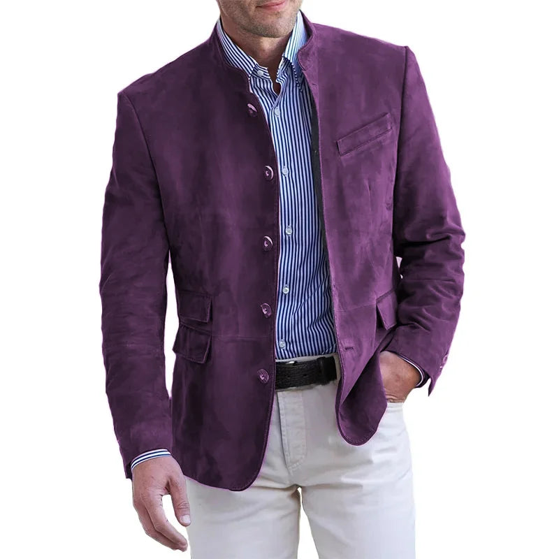 "Stijlvolle Dennis colbertjas voor mannen in khaki, elegant en veelzijdig ontwerp passend bij elke gelegenheid."