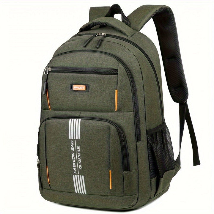 Stijlvolle en duurzame herenrugzak in meerdere kleuren, met ergonomische schouderriemen en veel vakken voor een strakke look.