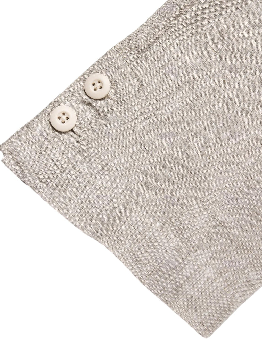 "Stijlvolle heren linnen blazer in beige, luchtig en ademend, perfect voor warme zomerdagen en vele gelegenheden."