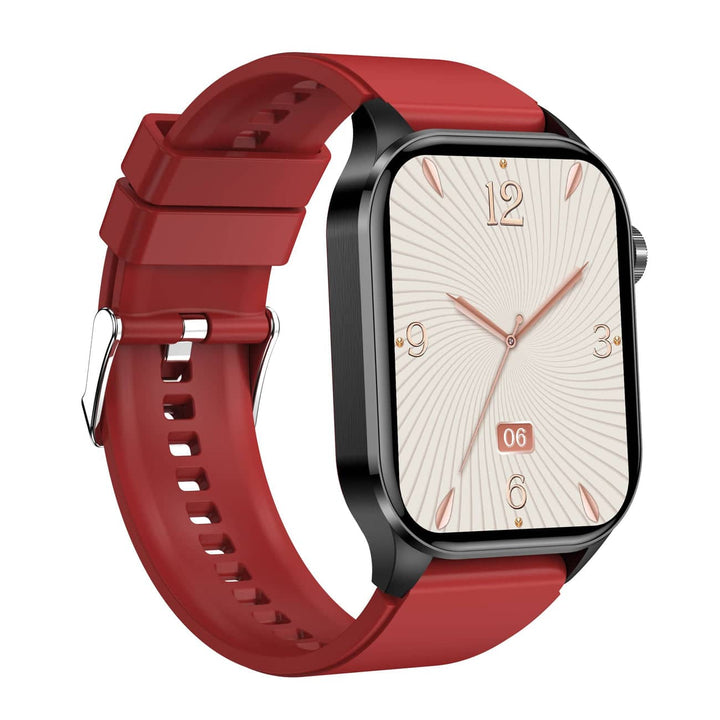 "Stijlvolle smartwatch met ECG, bloedsuiker- en bloeddrukmonitor, full-color touchscreen, waterbestendig."