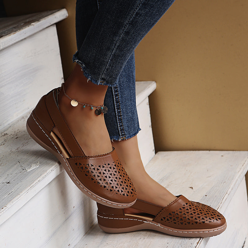 "Stijlvolle waterdichte espadrilles voor dames, zomerse schoen met comfortabel ontwerp in diverse kleuren."