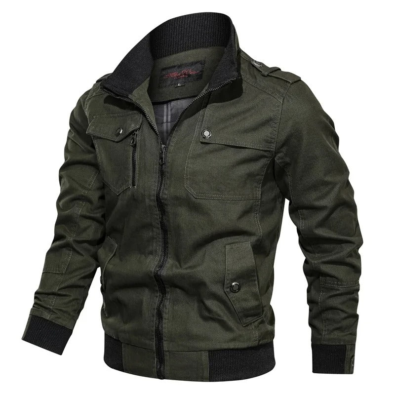 "Stoere zomerjas heren in motorfietsstijl, zwart; trendy en comfortabel voor lente en zomer, diverse kleuren beschikbaar."