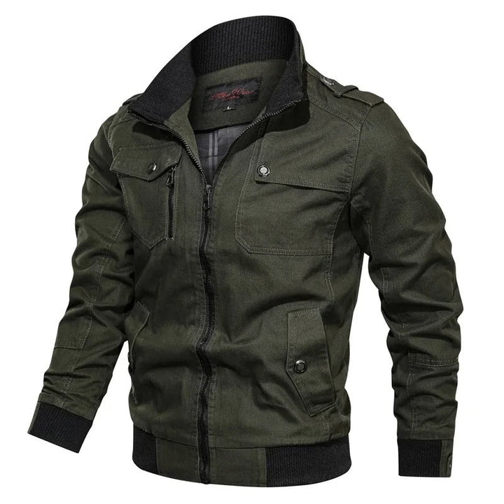 "Stoere zomerjas heren in motorfietsstijl, zwart; trendy en comfortabel voor lente en zomer, diverse kleuren beschikbaar."