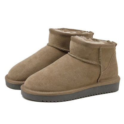 Stylische winter enkellaarzen voor dames met warme bontvoering, stevige zool, en elegant uiterlijk, ideaal voor koude dagen.