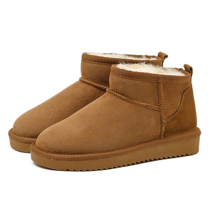Stylische winter enkellaarzen voor dames met warme bontvoering, stevige zool, en elegant uiterlijk, ideaal voor koude dagen.