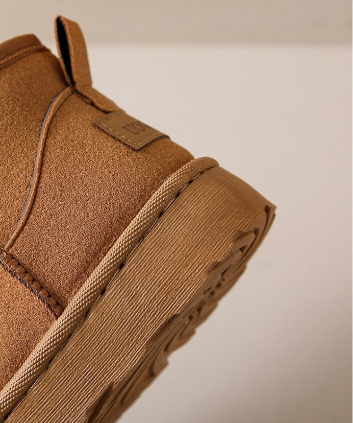 Stylische winter enkellaarzen voor dames met warme bontvoering, stevige zool, en elegant uiterlijk, ideaal voor koude dagen.