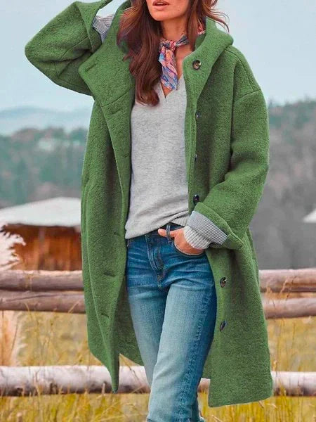 "Teddy winterjas dames, oversized met capuchon, zachte teddy-stof, perfecte jas voor koude dagen, elegant en warm."