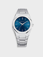 Zilver-Blauw