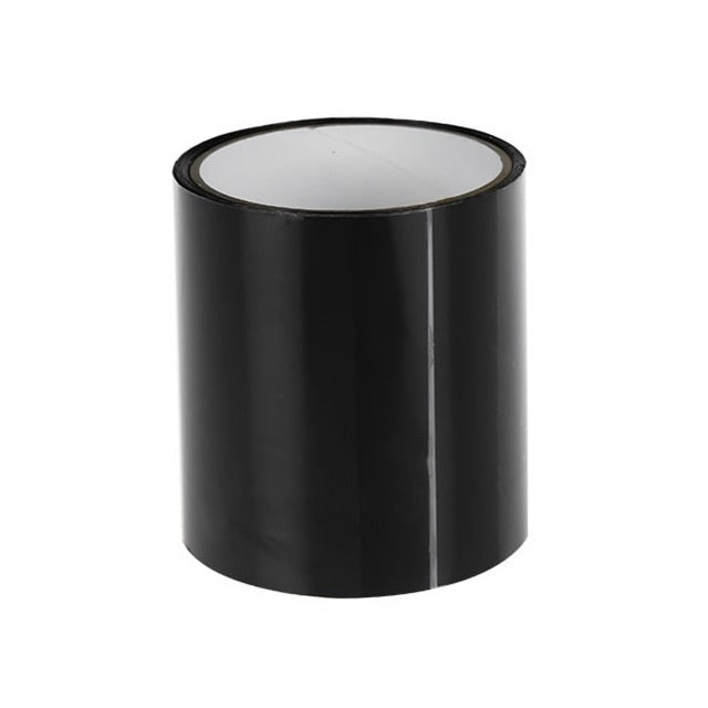 "Transparante waterdichte reparatietape op spoel, zelfklevend, geschikt voor lekkages en scheuren, weerbestendig."