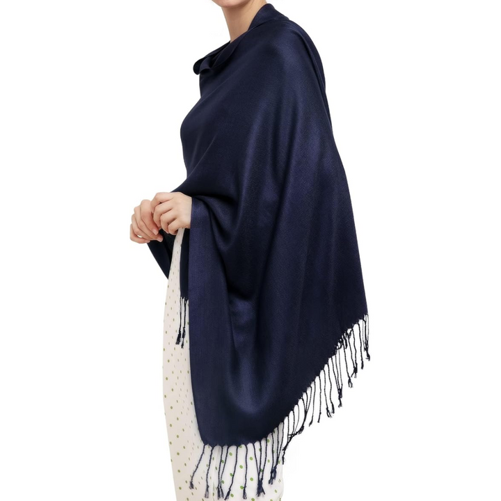 "Trendy dames Pashmina sjaal, elegant ontwerp, zijdezachte stof, rijke details, ideaal als sjaal, omslagdoek of stola."
