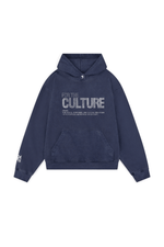 stoffig blauw
