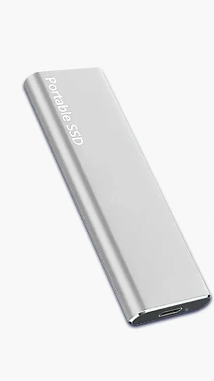 "Ultra dunne 4 TB externe harde schijf met USB-C aansluiting, slank en draagbaar ontwerp, snelle en ruime opslag."