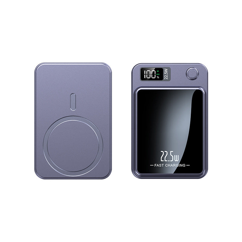 Ultradunne 20000mAh powerbank met snel laadvermogen, LED-display en ruimtebesparend ontwerp, ideaal voor onderweg.