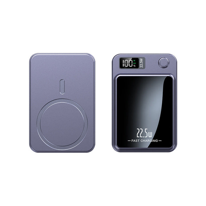 Ultradunne 20000mAh powerbank met snel laadvermogen, LED-display en ruimtebesparend ontwerp, ideaal voor onderweg.