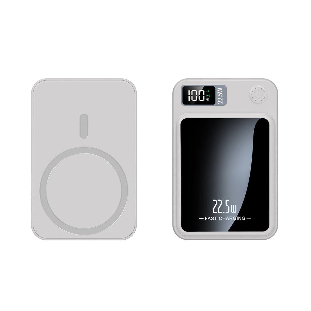 Ultradunne 20000mAh powerbank met snel laadvermogen, LED-display en ruimtebesparend ontwerp, ideaal voor onderweg.