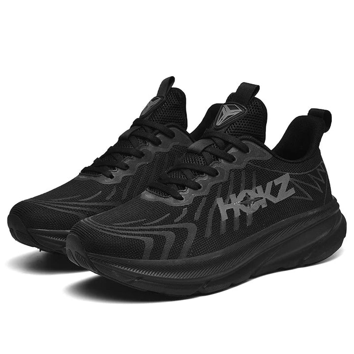 "Ultralichte unisex sportschoenen met futuristisch ontwerp en verhoogde zool voor hardlopen en fitness in diverse kleuren."