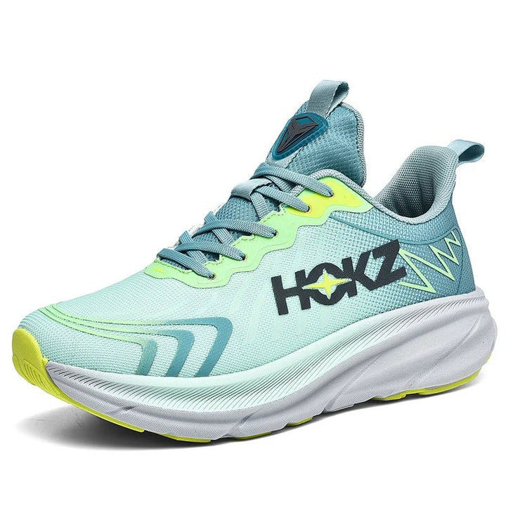 "Ultralichte unisex sportschoenen met futuristisch ontwerp en verhoogde zool voor hardlopen en fitness in diverse kleuren."
